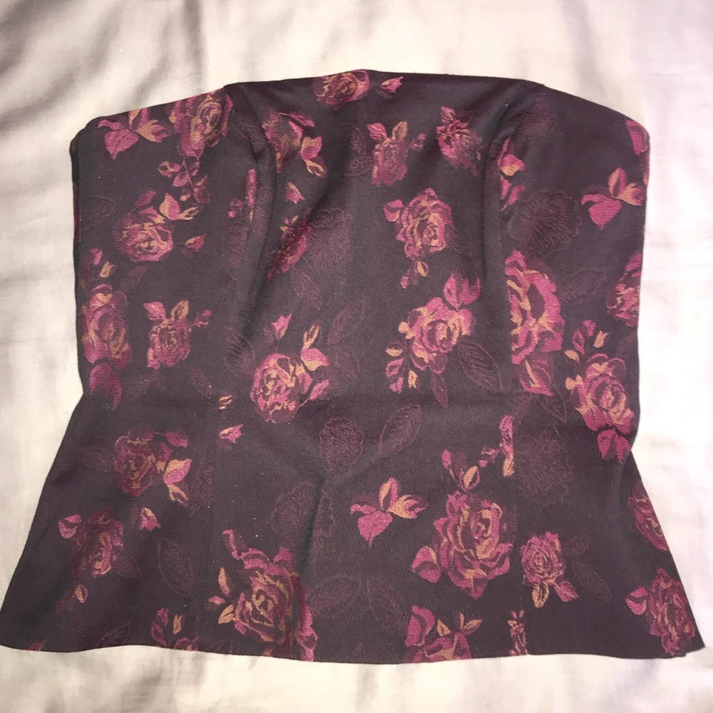 WHBM Jaquard Corset Top, size 8